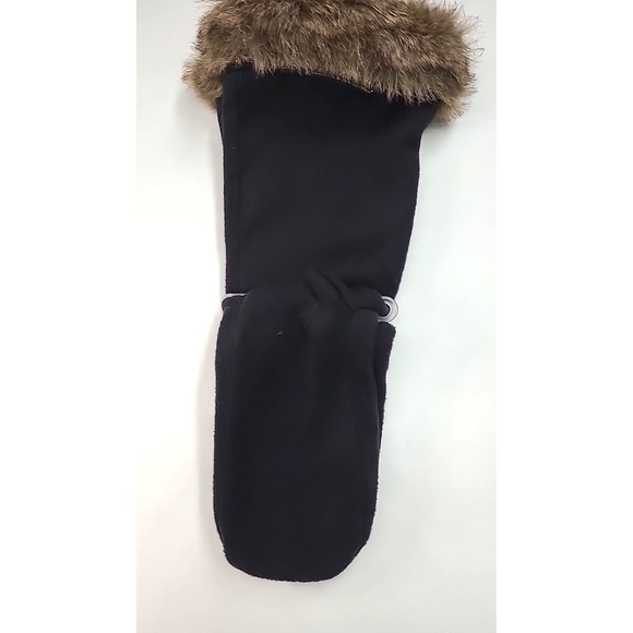 NWT Capelli Pol Black Rain Boot Liners Faux Fur Size Large 9-11 - Picture 3 of 6